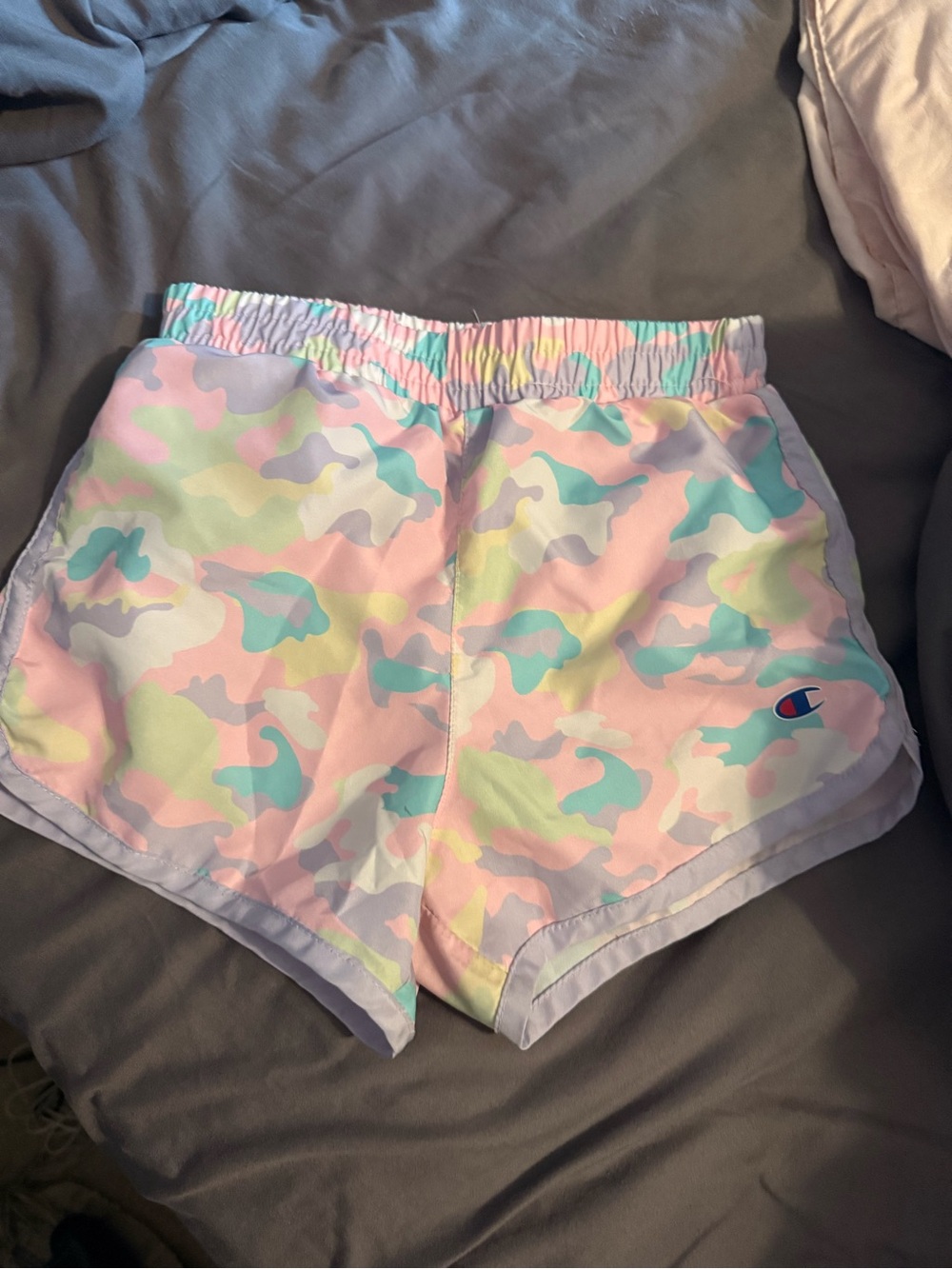 Champion Pastel Camo Athletic Shorts - Pink, Mint, Lilac